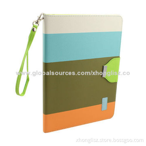 Hot Sales Colorful PU Matching Design for iPad 3, OEM & ODM are Welcome